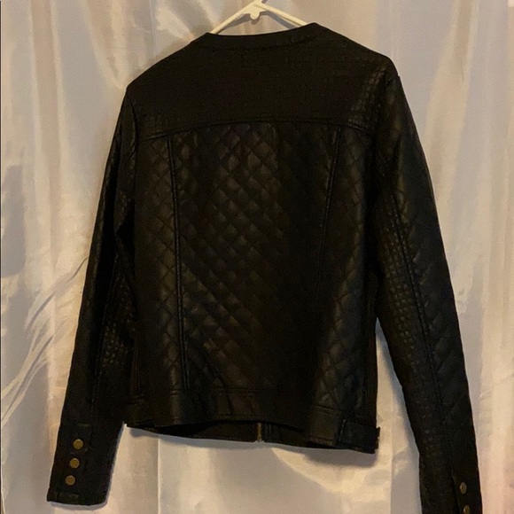 Cuesta Blanca  Black leather jacket size 8 - Picture 5 of 5